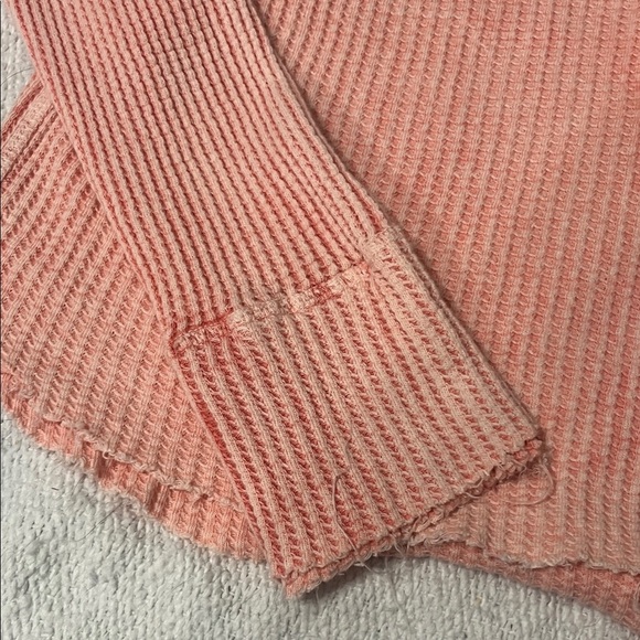 Free People Pink Long Sleeve Top - Picture 4 of 6